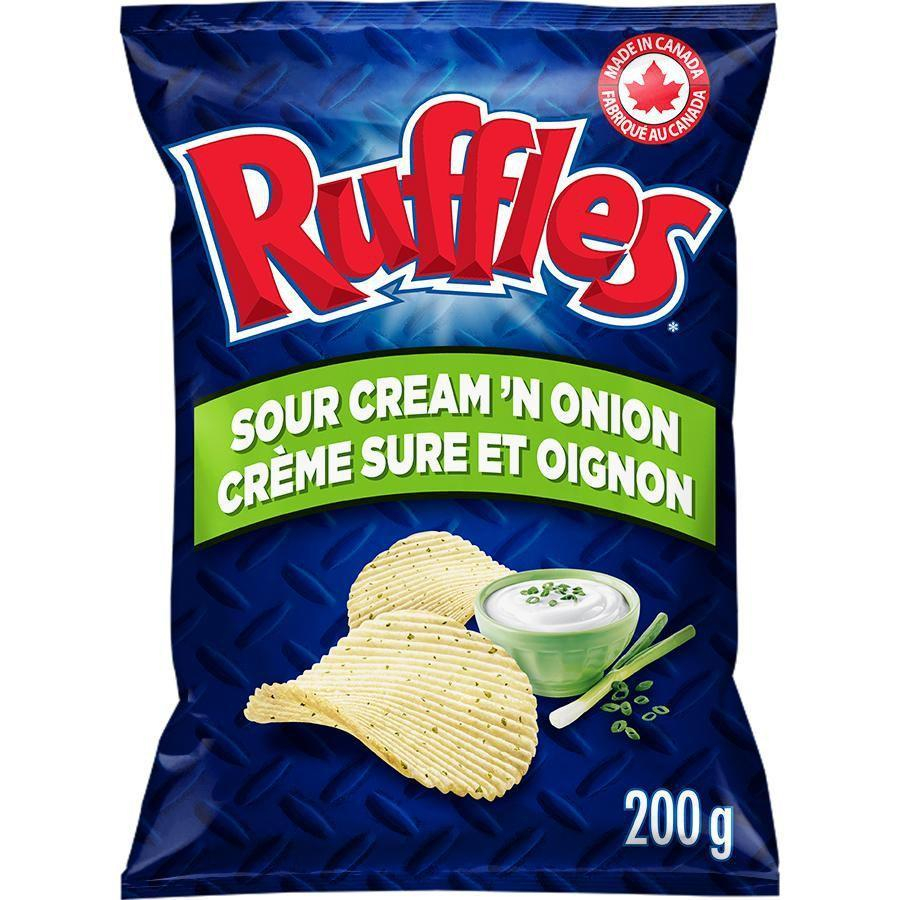 200g Ruffles Sour Cream n Onion Potato Chips Mart31