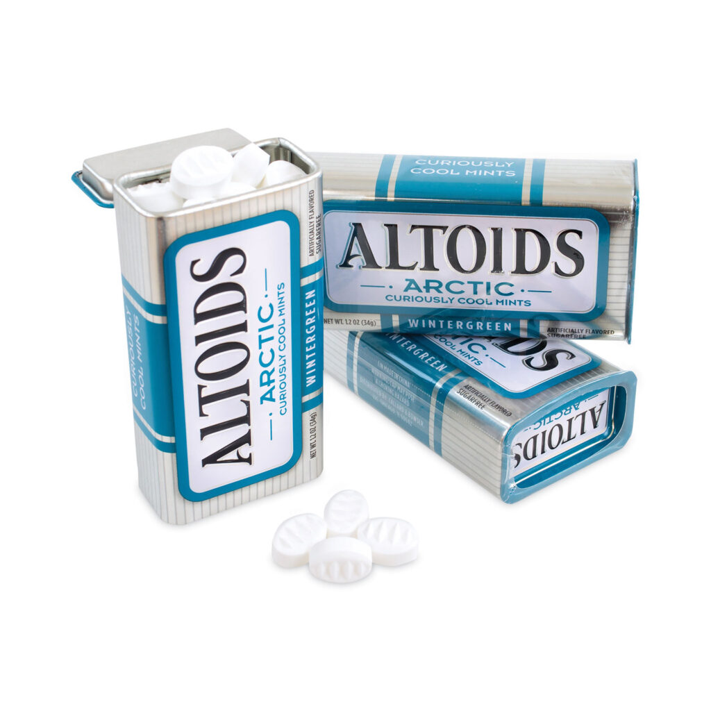 Altoids Arctic Wintergreen Mints 1 2 Oz 8 Tins Pack OfficeSupply