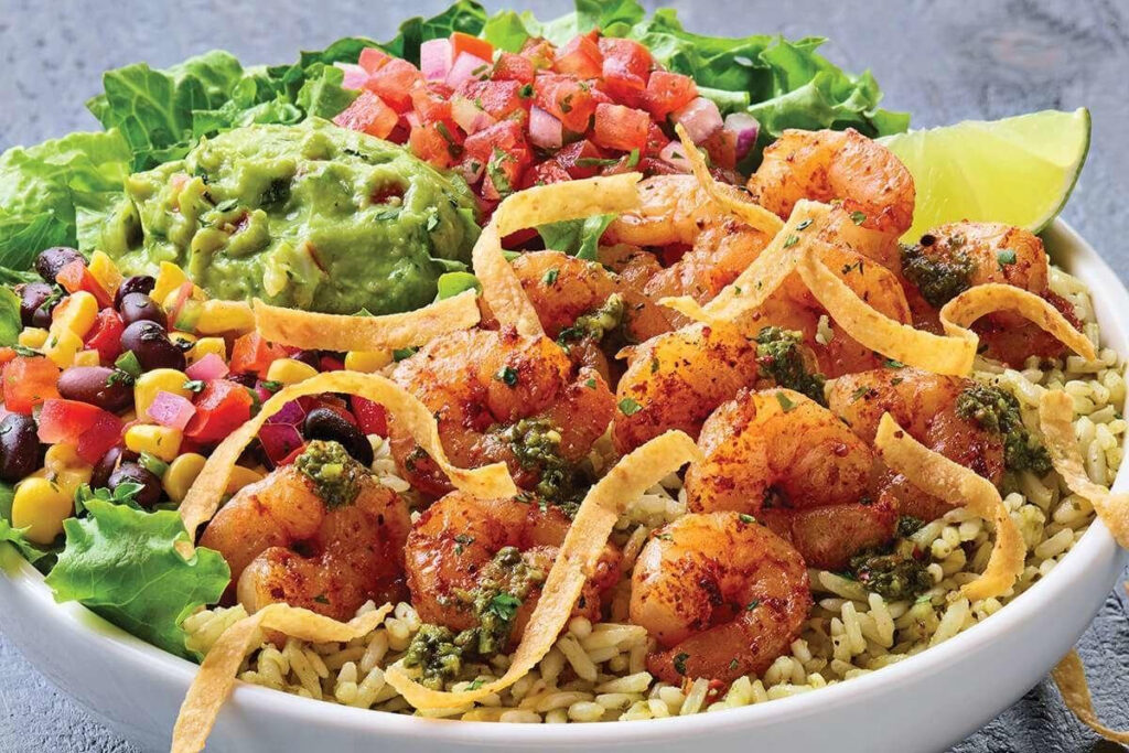 Applebee s Tex Mex Shrimp Bowl Nutrition Facts