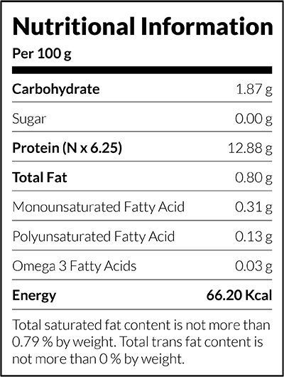 Basa Fish Nutrition Facts 100G Home Alqu