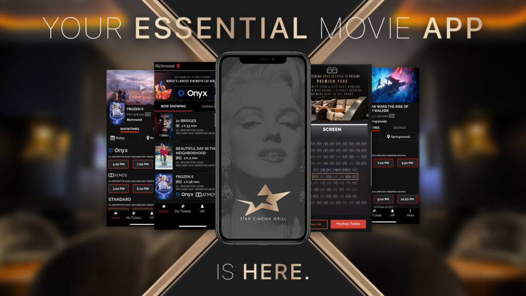 Baybrook Star Cinema Grill Menu