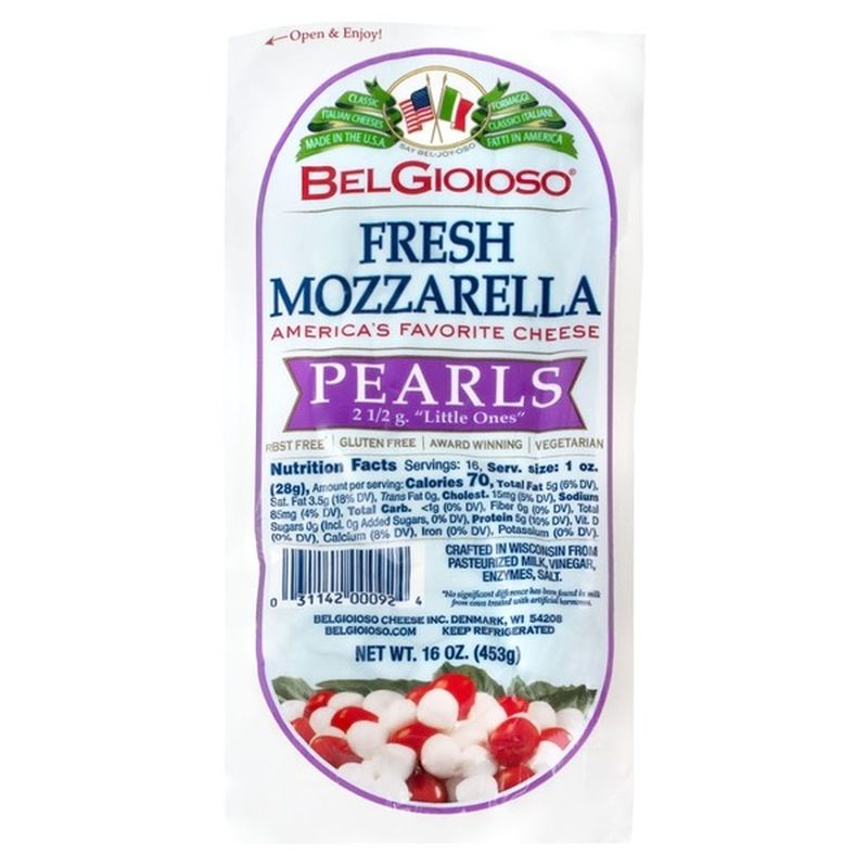 BelGioioso Pearls Fresh Mozzarella 16 Oz Instacart