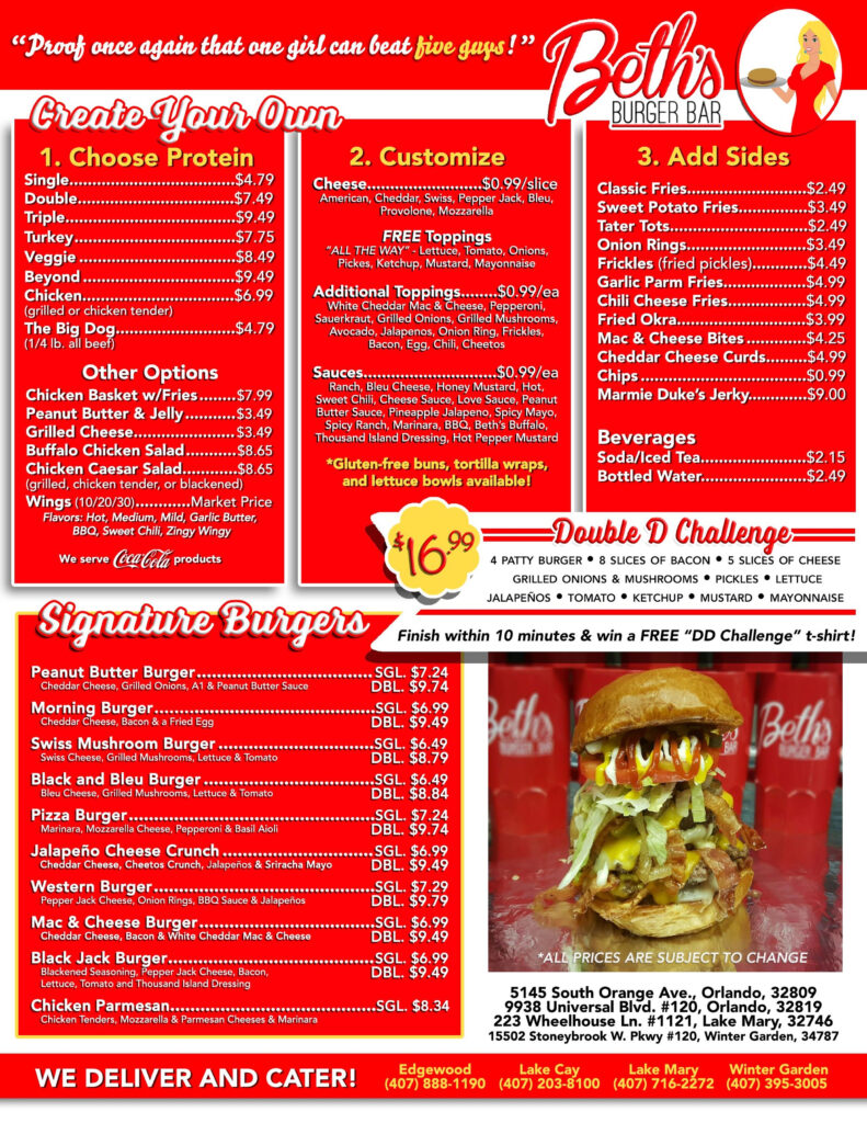 Beth s Burger Bar