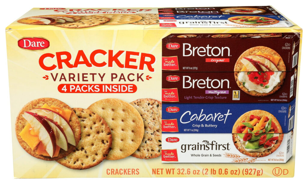 Breton Cracker Variety 4Pack 32 6 Oz 1 Pack Walmart
