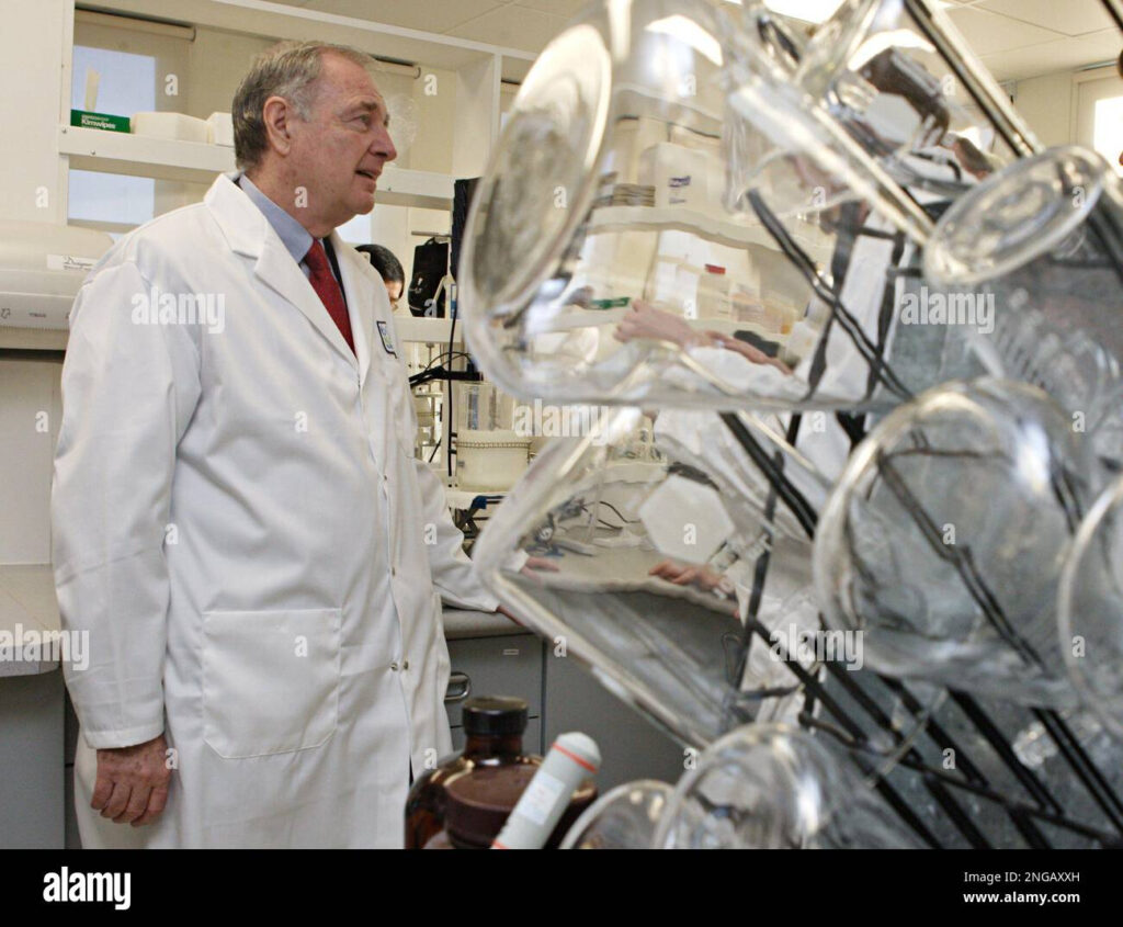 Canadian Prime Minister Paul Martin Tours Ocean Nutrition Canada In 