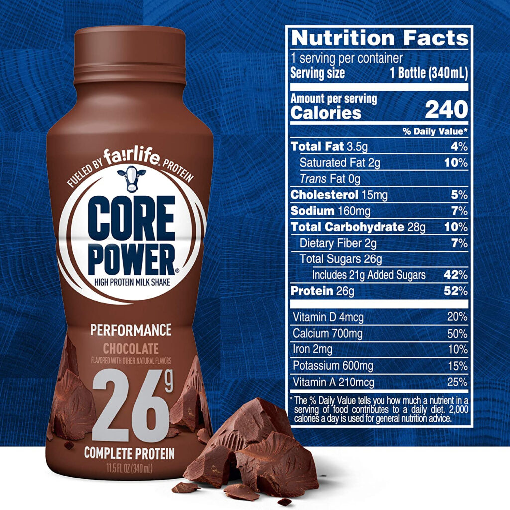 Fairlife Chocolate Core Power Protein Drink Nutrition Facts Cully s 
