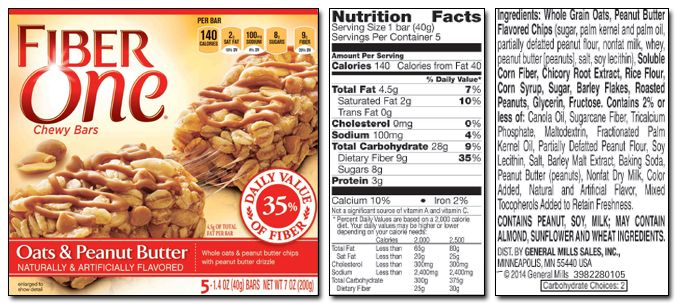 Fiber One Chewy Bars Oats Peanut Butter Yummy Snacks Chewy 