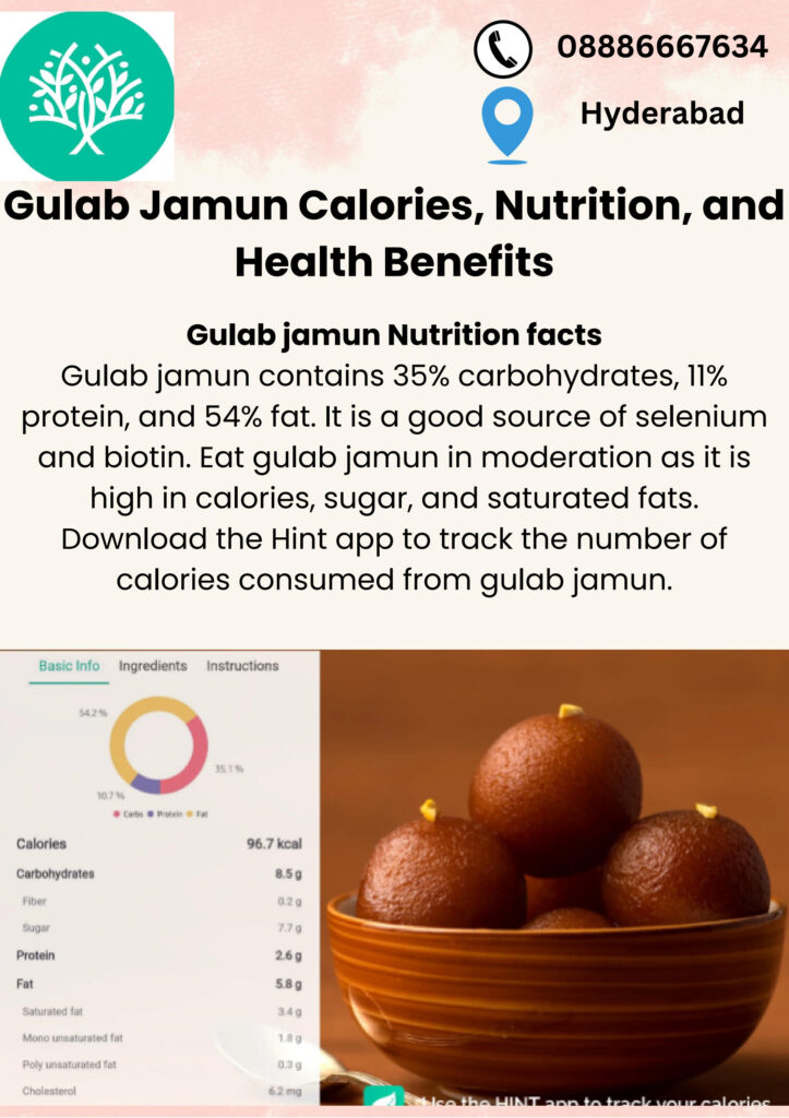 Gulab Jamun Calories Nutrition And Health Benefits 52 OFF