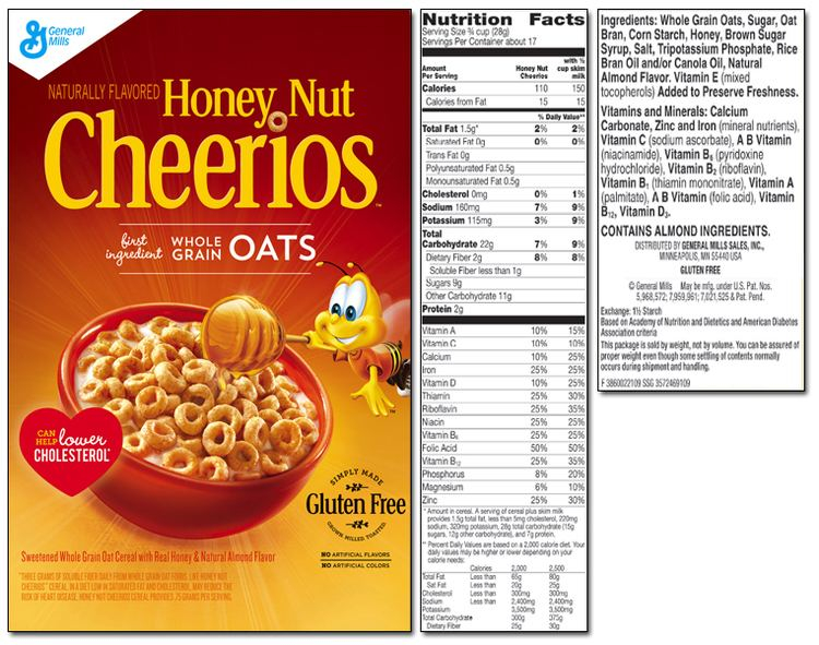 Honey Nut Cheerios Nutrition Facts