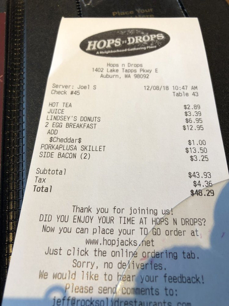 Hops N Drops Nutritional Information Nutrition Pics