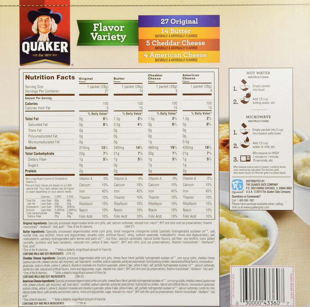 Instant Grits Recipe Quaker Besto Blog