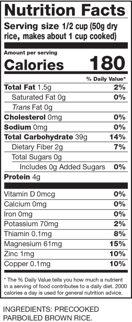 Instant Whole Grain Brown Rice Minute Rice