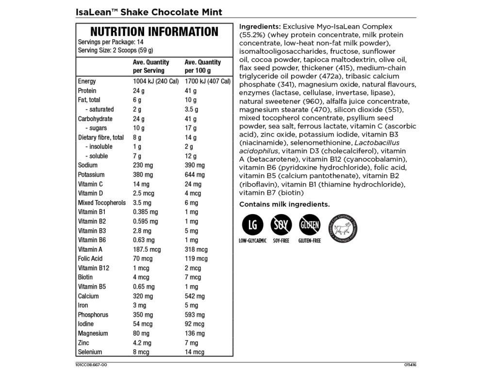 IsaLean IsaLean PRO Shakes The Nourished Life