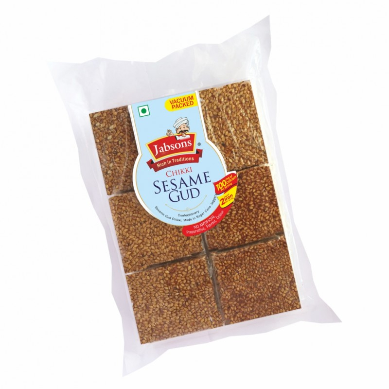 Jabsons Sesame Chikki Gud 240 Gm 
