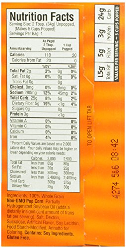 Jolly Time Healthy Pop Kettle Corn 100 Calorie Microwave Popcorn Mini 