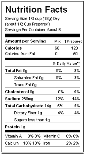 KFC Large Mashed Potatoes Size Guide And Nutritional Facts PlantHD
