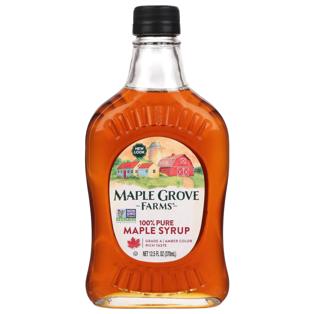 Maple Grove Farms Pure Maple Syrup 12 5 Fl Oz Walmart