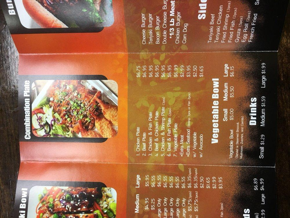 Menu At Golden Big Bowl Restaurant Chattanooga