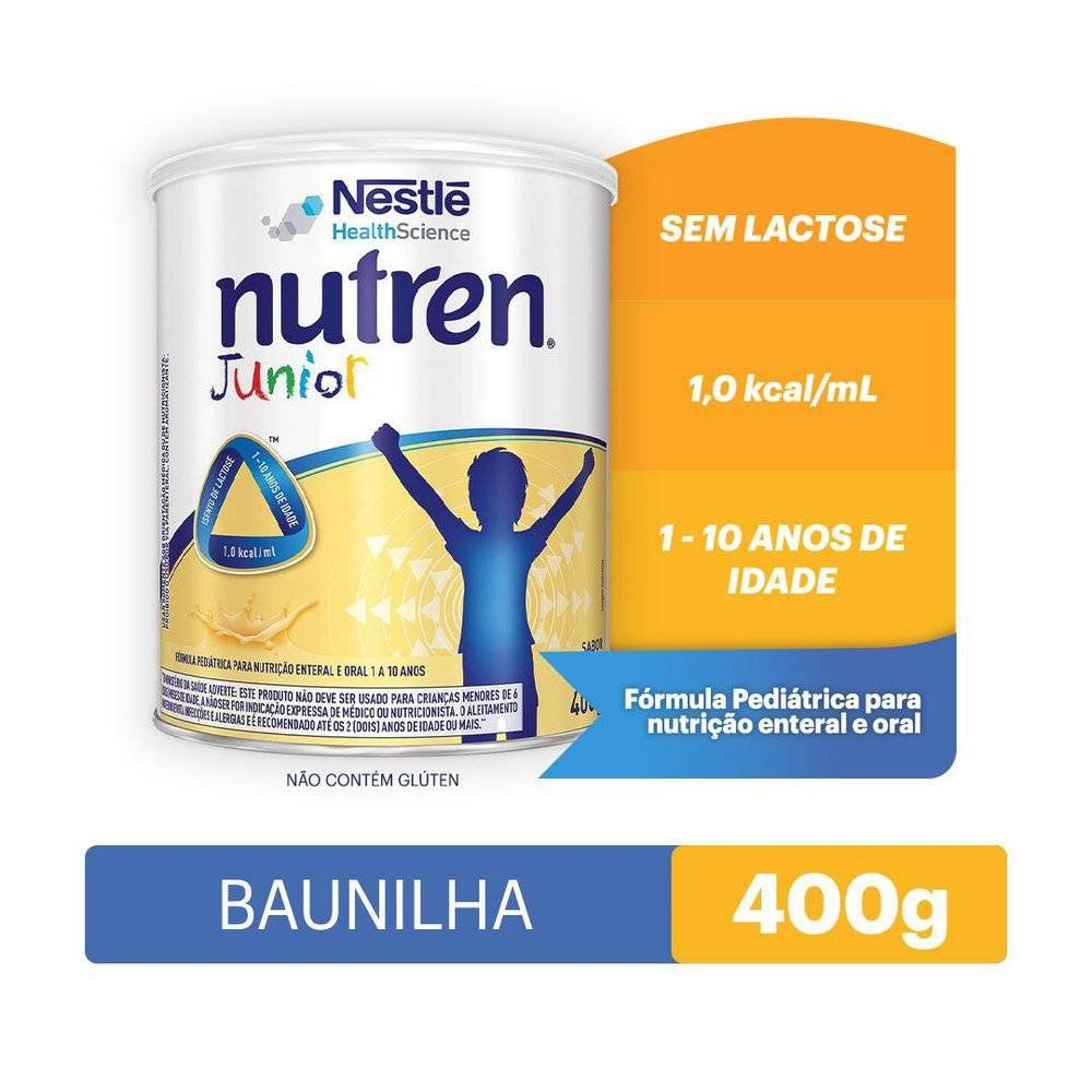 Nestl Nutren Junior Baunilha Suplemento Alimentar Lata 400g PanVel 