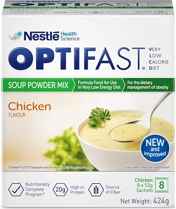 Nestle Optifast Very Low Calorie Diet Soup Chicken Flavor 424 Gm Buy 
