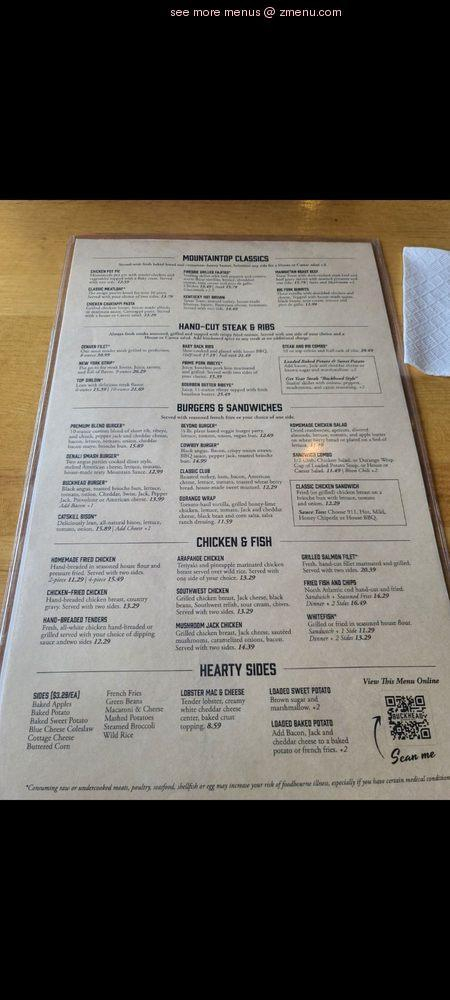 Online Menu Of Buckhead Mountain Grill Restaurant Bellevue Kentucky 