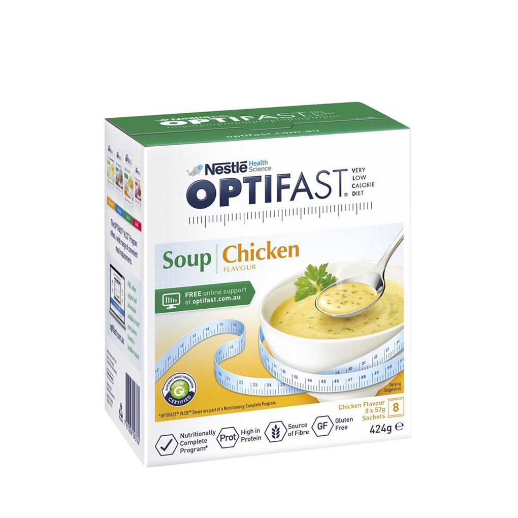 Optifast VLCD Chicken Soup 8x Pack Chapman Wood