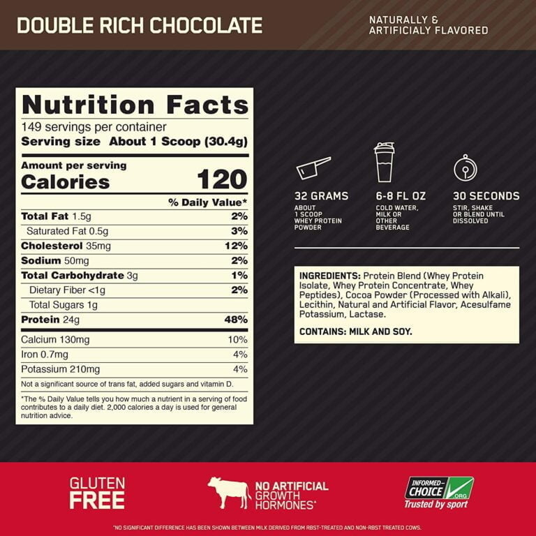 Optimum Nutrition Gold Standard 100 Whey Protein Super Supplement