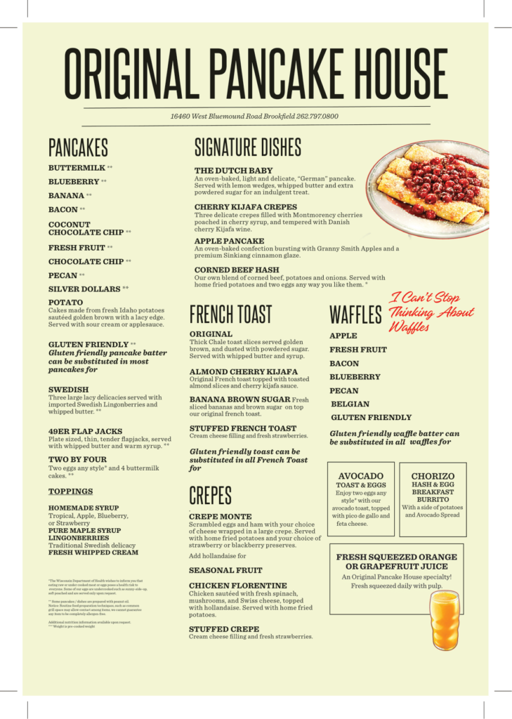 Original Pancake House Nutrition Facts Besto Blog