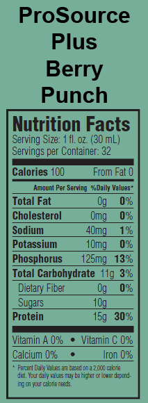 ProSource Plus Liquid Protein Supplement Medtrition 11454 11651 