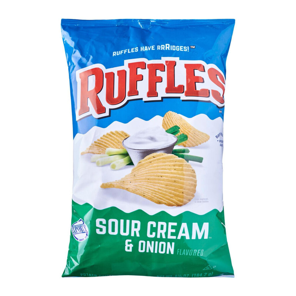 Ruffles Sour Cream Onion 3oz Sipsy