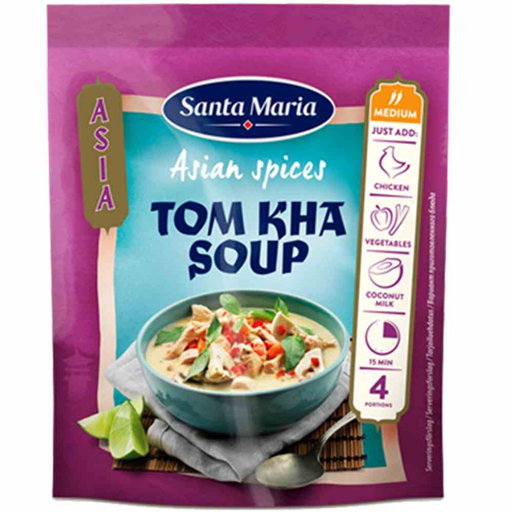 Santa Maria Tom Kha Soup Mix Med N ringsinnhold Oppskrifter Og 