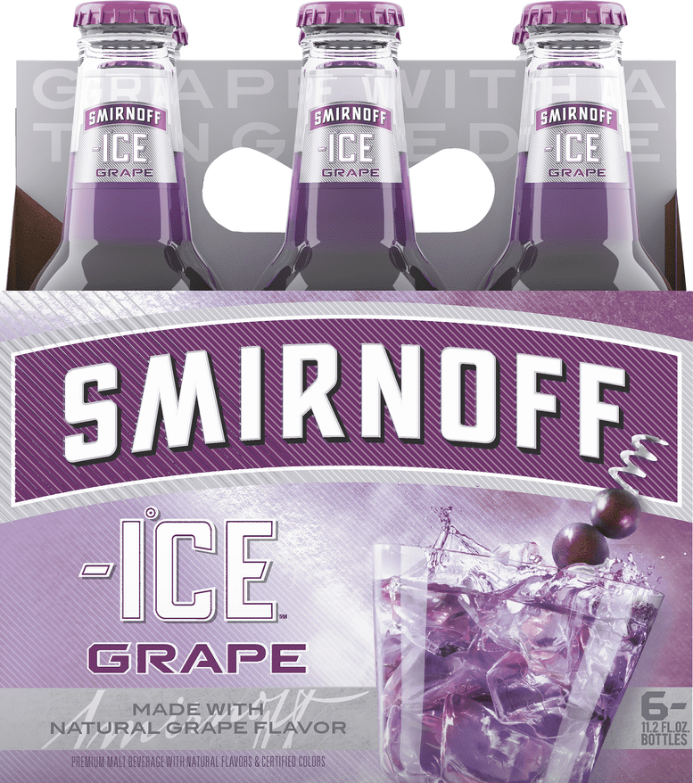 Smirnoff Ice Grape 6PK 11 2oz Bottles Walmart Walmart