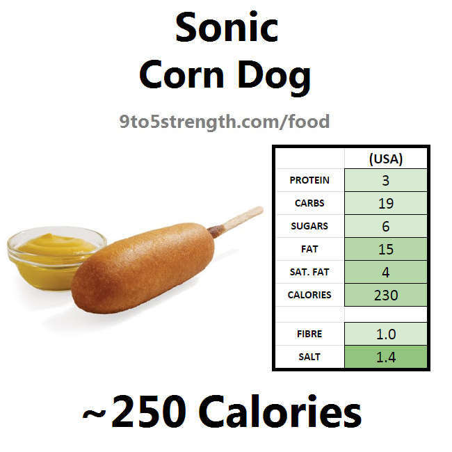 Sonic Nutrition Calories Blog Dandk