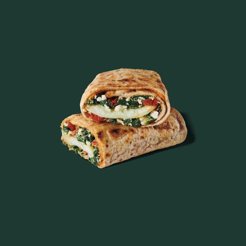 Starbucks Spinach Feta Cage Free Egg White Breakfast Wrap Nutrition 