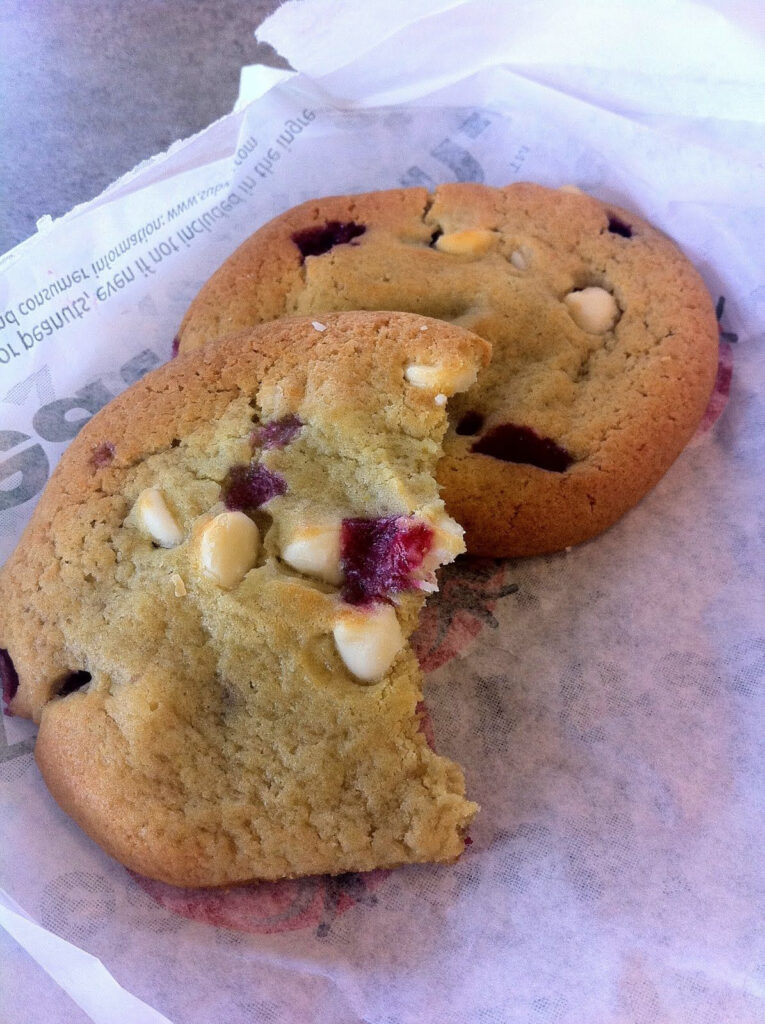 Subway Raspberry Cheesecake Cookies