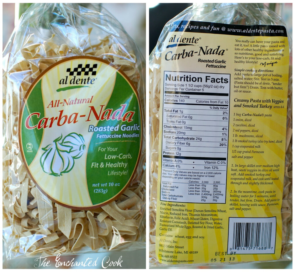 The Enchanted Cook Perfect Pasta With Al Dente s Carba Nada Fettuccini 