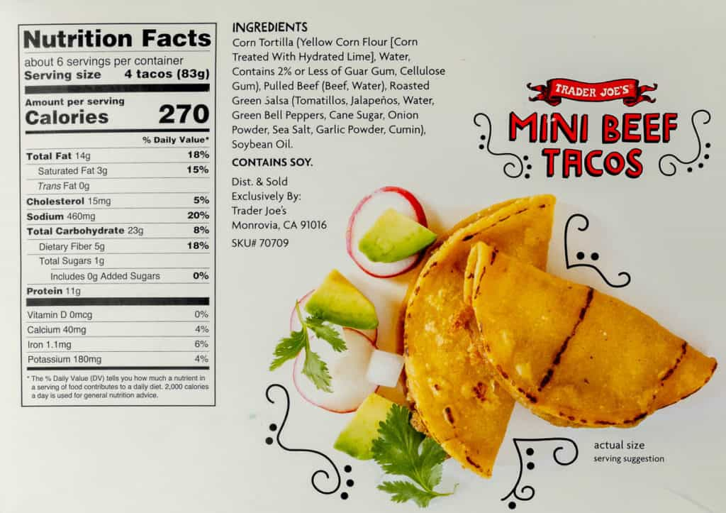 Trader Joe s Mini Beef Tacos