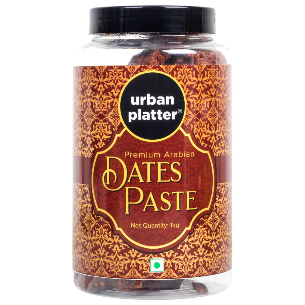 Urban Platter Arabian Dates Paste 1Kg Pure Date Paste Healthy Vegan 