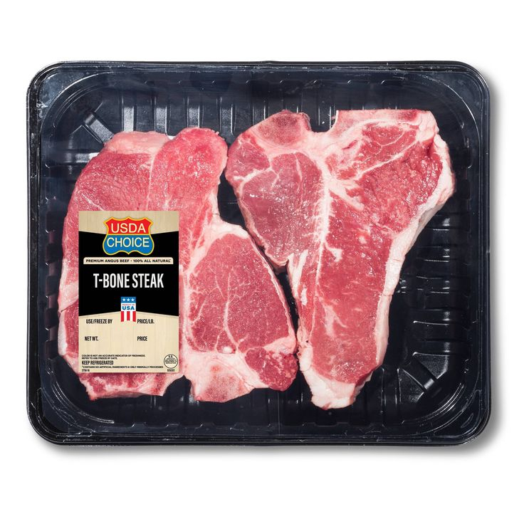 USDA Choice Angus Beef T Bone Steak 1 36 3 50 Lbs Price Per Lb 