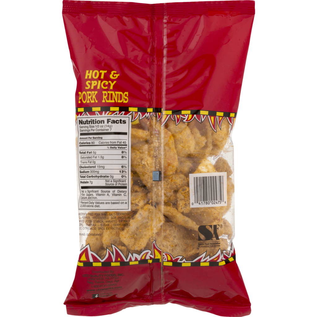 Utz Pork Rinds Nutrition Label Besto Blog