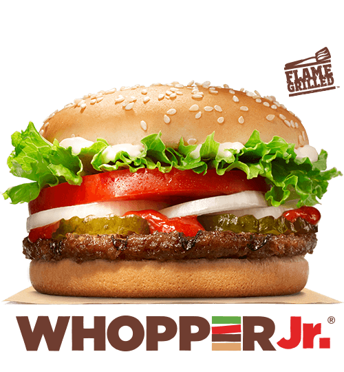 WHOPPER JR Sandwich BURGER KING 