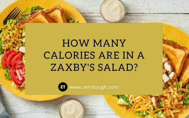 Zaxby s Salad Nutrition Information Karin Steiner